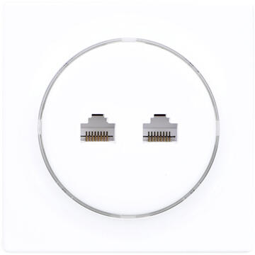 Fibaro Walli N socket-outlet 2 x RJ-45 White