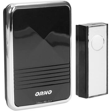 Orno Soneria wireless CALYPSO II DC, alimentată cu baterie, 36 de sunete, 300 m