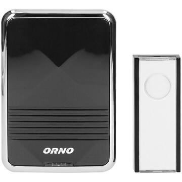 Orno Soneria wireless CALYPSO II DC, alimentată cu baterie, 36 de sunete, 300 m