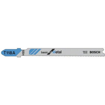 Bosch Jigsaw blade T118 A - 5 pieces