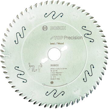 Bosch circular saw blades - various types