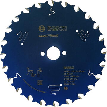 Bosch circular saw blade EX WO H 160x20-24 - 2608644013