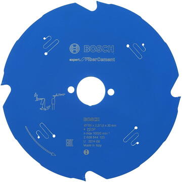 Bosch Powertools circular saw blade Expert for Fiber Cement H 190x30-4 - 2608644125