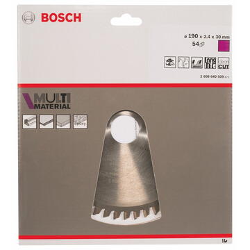 Bosch Panza fierastrau circular Professional, 190 x 30 x 2.4 mm