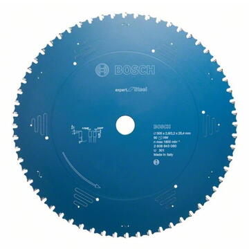 Bosch Disc fierastrau circular,   Metal, 305x25.4x80 mm, Albastru