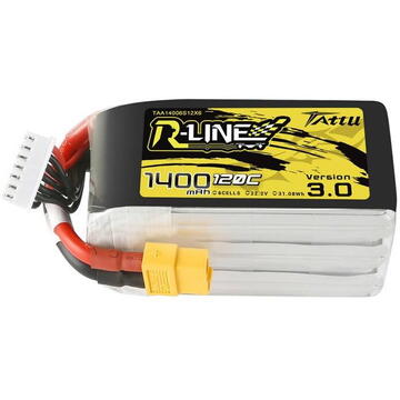 Akumulator Tattu R-Line 3.0 1400mAh 22.2V 120C 6S1P XT60