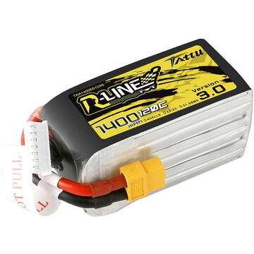 Akumulator Tattu R-Line 3.0 1400mAh 22.2V 120C 6S1P XT60