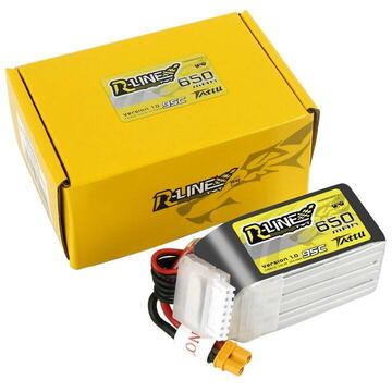 Tattu R-Line 650mAh 22,2V 95C 6S1P XT30U-F Battery