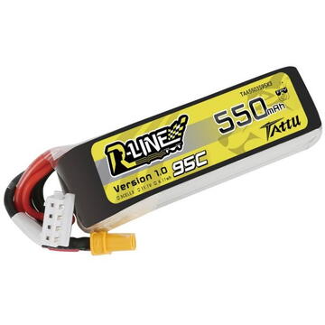 Akumulator Tattu R-Line 550mAh 11.1V 95C 3S1P XT30