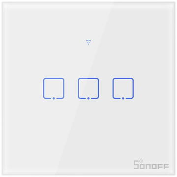 Smart Switch WiFi  Sonoff T0 EU TX (3-channels)