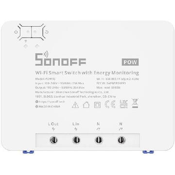 Comutator Smart Sonoff POWR3 de mare putere 25A