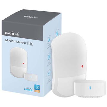 Senzor de miscare BroadLink Kit  S3 Smart, Alb