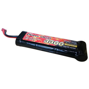 Gens Ace battery 3300mAh 8,4V NiMH Flat T Plug