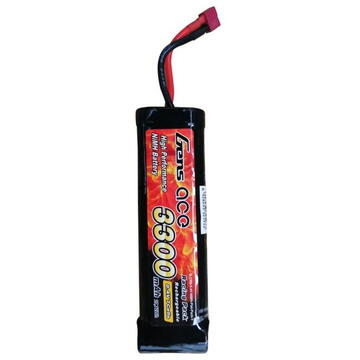 Gens Ace battery 3300mAh 8,4V NiMH Flat T Plug