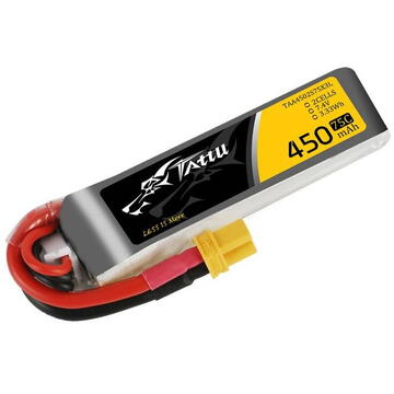 Akumulator Tattu 450mAh 7.4V 75C 2S1P Long XT30