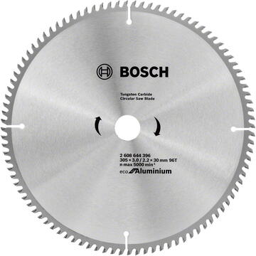 Bosch Panza ferastrau circular Eco for Aluminium, 305x30x3mm, 96T