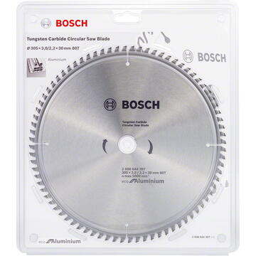 Bosch Panza ferastrau circular Eco for Aluminium, 305x30x3mm, 80T