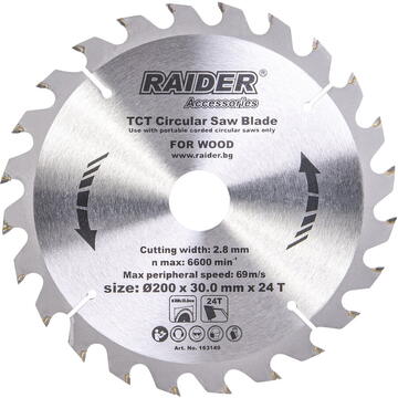 Raider Disc pentru fierastrau circular 2002430mm