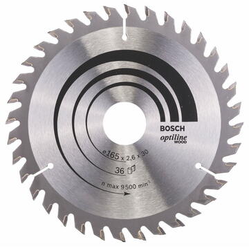 Bosch Circular Saw Blade Optiline 165x30