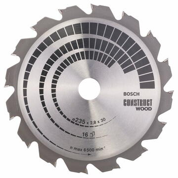 Bosch Circular Saw Blade Construct 235x30