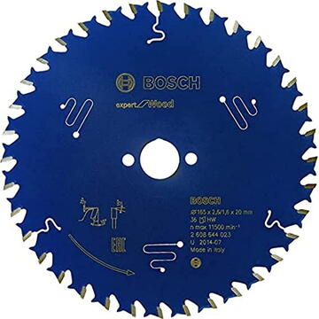 Bosch Circular saw blade Expert for Wood,  165mm, 36T