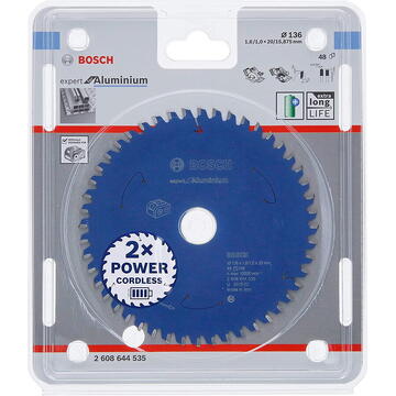 Bosch circular saw blade Expert for Aluminum, 136mm