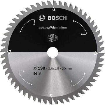 Bosch circular saw blade standard for aluminum, 190mm