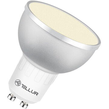 Bec WiFi LED Tellur Smart, GU10, 5W, lumina alba/calda/RGB, reglabil