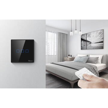 Touch light switch WiFi Sonoff T0 EU TX (2-gang)