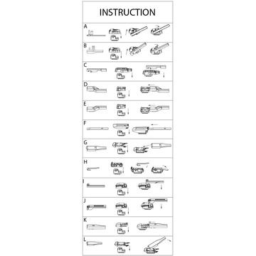 Stergatoare auto Ștergător profesional 28"/70cm - multiadaptor - CARGUARD