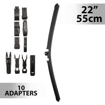 Stergatoare auto Ștergător profesional 22"/55cm - multiadaptor - CARGUARD