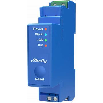 Releu inteligent Releu WiFi  Pro 1, Din Rail, Dry contacts, 1 canal, 16A, Albastru