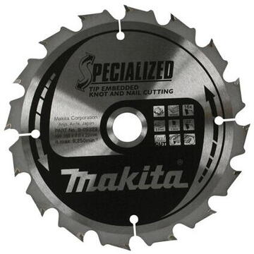 Makita Disc de fierastrau 165x20mm 24dinti B-09173