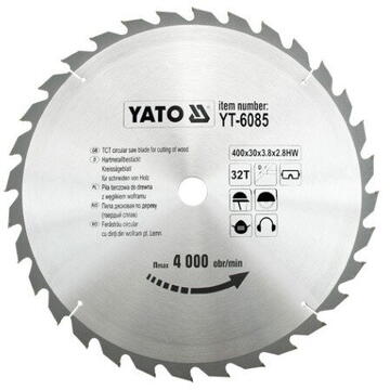 Yato Panza fierastrau circular pentru lemn 400x32x30mm YT-6085