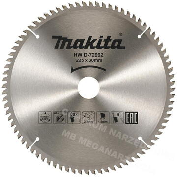 Makita Disc fierastrau circular aluminiu 235x30x80mm economic