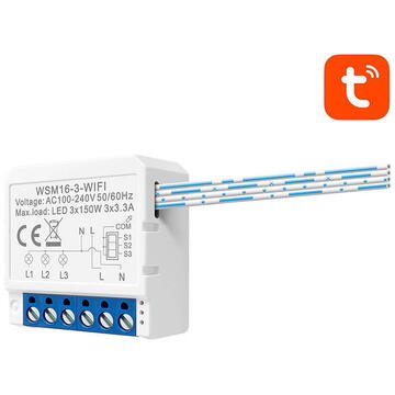 Smart Switch Module WiFi Avatto WSM16-W3 TUYA