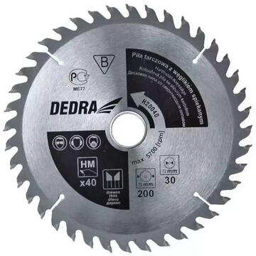 DEDRA-EXIM Pânze de fierastrau circular cu carburi metalice 216x42x30