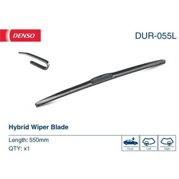 Stergator DENSO stanga parbriz  HYBRID L: 550 mm - lamela tip clasic / hibrid
