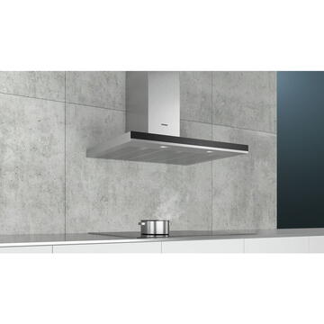 Hota Siemens LC97BHM50 iQ300, cooker hood (silver)