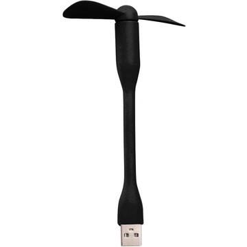 Ventilator USB Portabil, 5V - Techsuit (TUF1) - Black