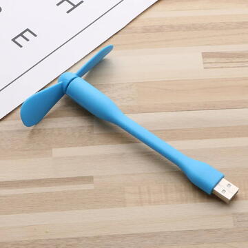 Ventilator USB Portabil, 5V - Techsuit (TUF1) - Blue