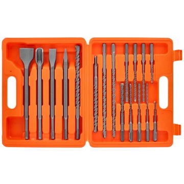 WC-SDS17 WELLCUT 17 Piece SDS Hammer Drill Bit Set