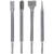 WC-CHISEL4 WELLCUT 4 PCS SDS Chisel Set