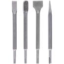 WC-CHISEL4 WELLCUT 4 PCS SDS Chisel Set