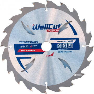 185X20 20T SAW BLADE WELLCUT STANDARD