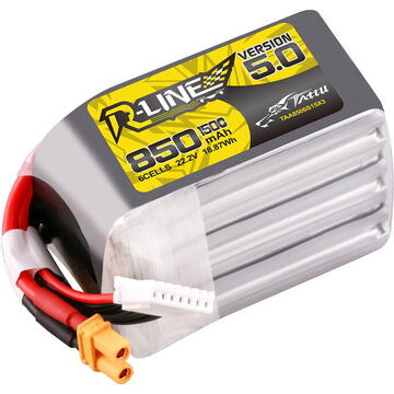 Tattu R-Line Wersja 5.0 850mAh 22.2V 6S1P 150C Lipo XT30U-F