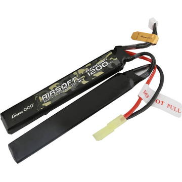 Bateria Lipo GENS ACE SADDLE AIRSOFT GUN 1200mAh 11.1V 3S1P 25C