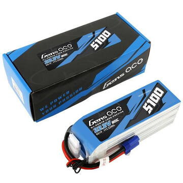 Gens ace Akumulator GensAce 5100mAh 22.2V 80C 6S1P EC5