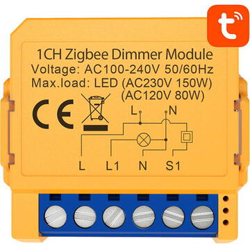 Comutator inteligent ZigBee Avatto ZDMS16-2