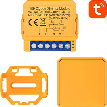 Comutator inteligent ZigBee Avatto ZDMS16-2